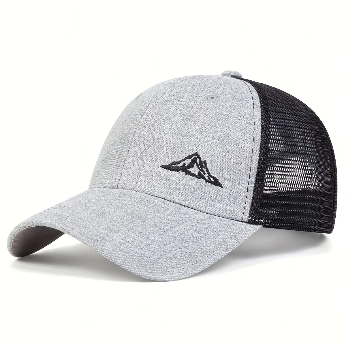 Men'S Mountain Embroidery Baseball Cap Outdoor Sports Net Cap Adjustable Sun Hat Casual Hat Suitable for Spring Autumn Travel Beach Party - Image 7