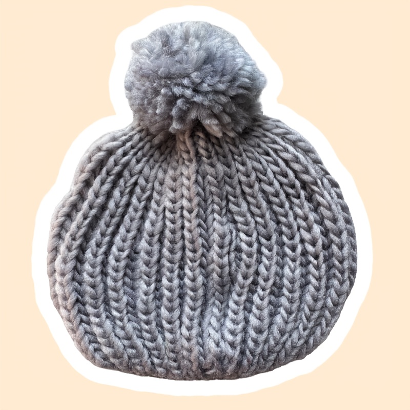 A Women's Autumnu002Fwinter Hat, a Soft and Comfortable Hat, a Winter Ear-protection Single-ball Hat. A Gift for Mother's Day, Valentine's Day, and Christmas - Image 11