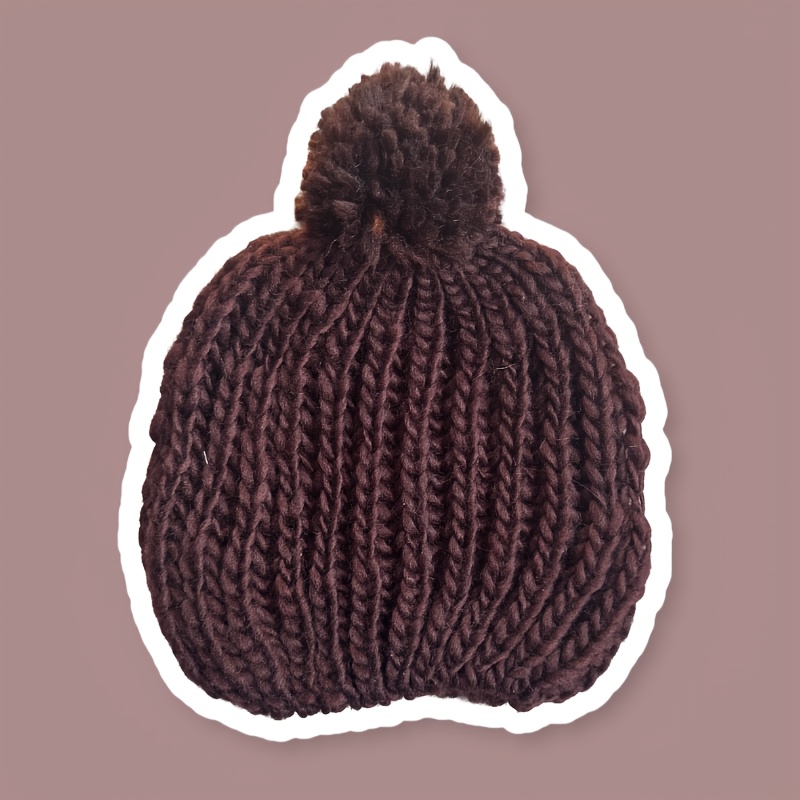 A Women's Autumnu002Fwinter Hat, a Soft and Comfortable Hat, a Winter Ear-protection Single-ball Hat. A Gift for Mother's Day, Valentine's Day, and Christmas - Image 16